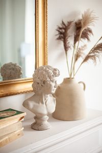 Preview wallpaper bust, sculpture, mirror, decor, interior