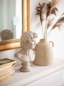 Preview wallpaper bust, sculpture, mirror, decor, interior