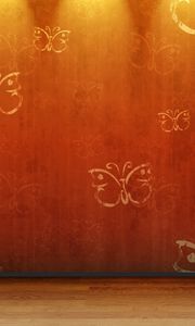 Preview wallpaper butterfly, background, light, color, surface