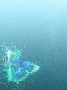 Preview wallpaper butterfly, spots, art, patterns