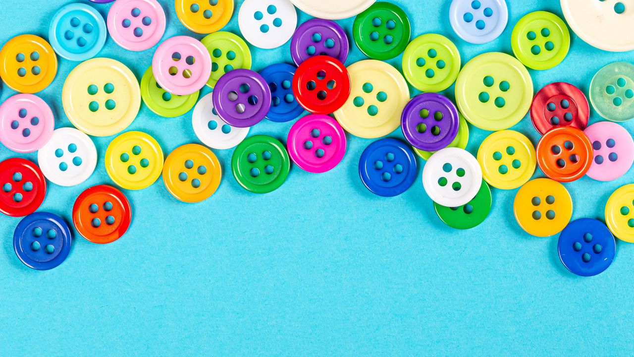 Wallpaper buttons, colorful, round