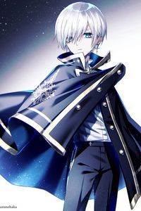 Preview wallpaper buy, cloak, anime, art, blue