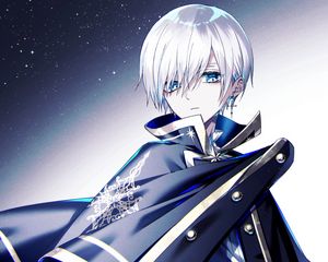 Preview wallpaper buy, cloak, anime, art, blue