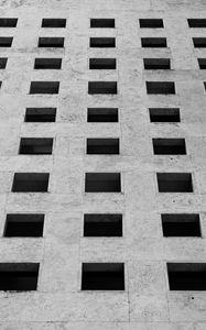 Preview wallpaper bw, building, minimalism