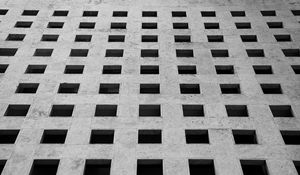 Preview wallpaper bw, building, minimalism