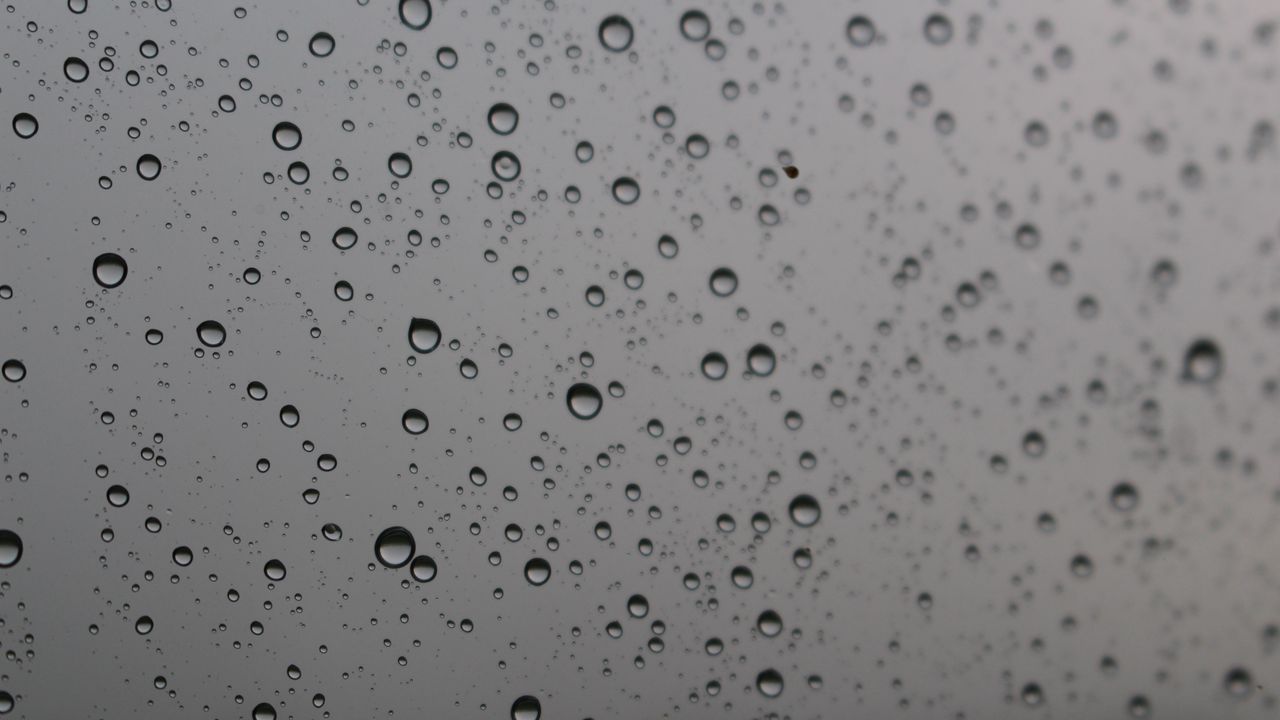 Wallpaper bw, drops, glass, rain, macro