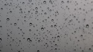 Preview wallpaper bw, drops, glass, rain, macro