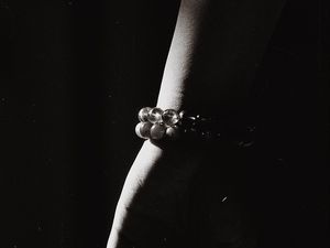 Preview wallpaper bw, hand, bracelet, fingers