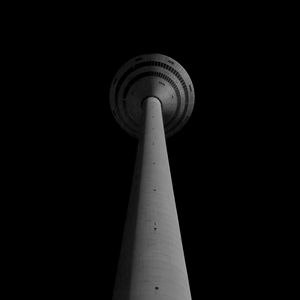 Preview wallpaper bw, tower, building, structure, architecture