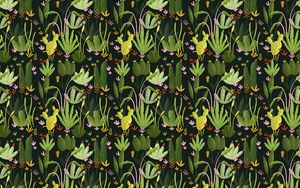 Preview wallpaper cactus, pattern, plants