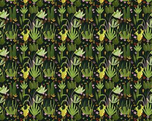 Preview wallpaper cactus, pattern, plants