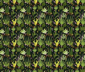 Preview wallpaper cactus, pattern, plants