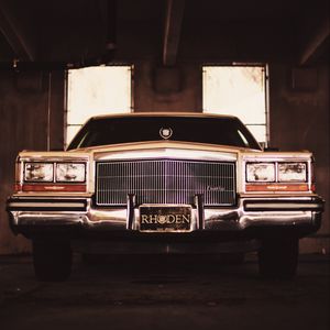 Preview wallpaper cadillac brougham, cadillac, front view, headlights, bumper