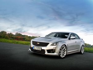 Preview wallpaper cadillac, cts, side view