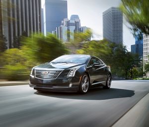 Preview wallpaper cadillac, elr, speed, movement