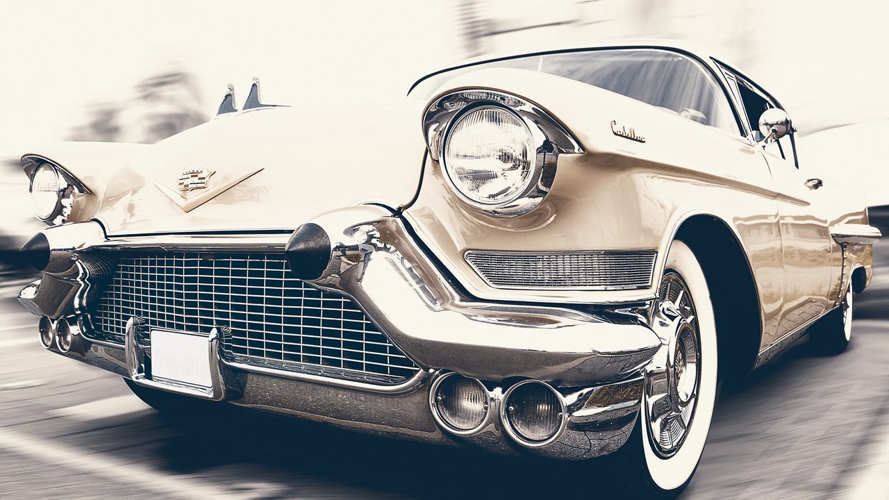 Wallpaper cadillac, oldtimer, front view