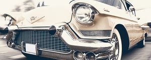 Preview wallpaper cadillac, oldtimer, front view