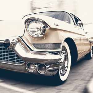 Preview wallpaper cadillac, oldtimer, front view