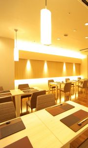 Preview wallpaper cafe, chairs, tables, lighting, room