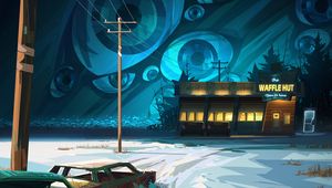 Preview wallpaper cafe, eyes, art