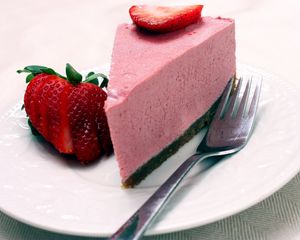Preview wallpaper cake, air, strawberries, dessert