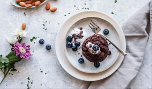 Preview wallpaper cake, berries, dessert, pastries