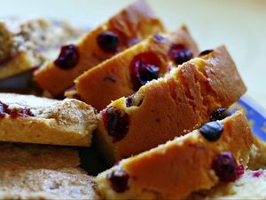 Preview wallpaper cake, berries, nuts, pastries