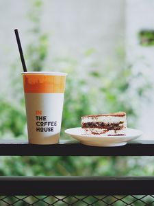 Preview wallpaper cake, coffee, breakfast