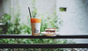 Preview wallpaper cake, coffee, breakfast