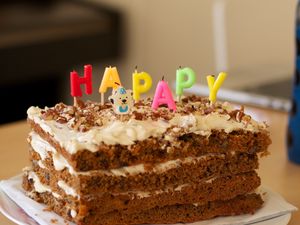 Preview wallpaper cake, dessert, candles, holiday