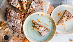 Preview wallpaper cake, dessert, plate