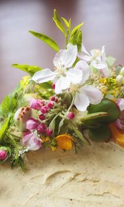 Preview wallpaper cake, flowers, decoration, dessert