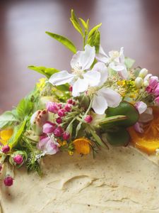 Preview wallpaper cake, flowers, decoration, dessert