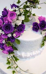 Preview wallpaper cake, flowers, decoration, sweet