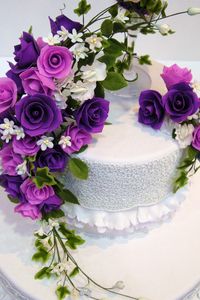 Preview wallpaper cake, flowers, decoration, sweet
