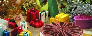 Preview wallpaper cake, gifts, decoration