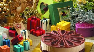 Preview wallpaper cake, gifts, decoration
