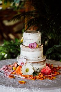 Preview wallpaper cake, pastries, dessert, flowers, petals