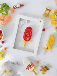 Preview wallpaper cake pops, frame, sweets, dessert, aesthetics