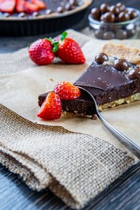 Preview wallpaper cake, strawberries, berries, dessert