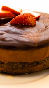 Preview wallpaper cake, strawberry, dessert, food