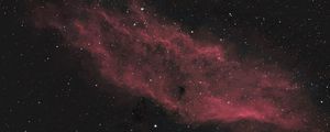 Preview wallpaper california nebula, nebula, galaxy, stars, space