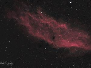 Preview wallpaper california nebula, nebula, galaxy, stars, space