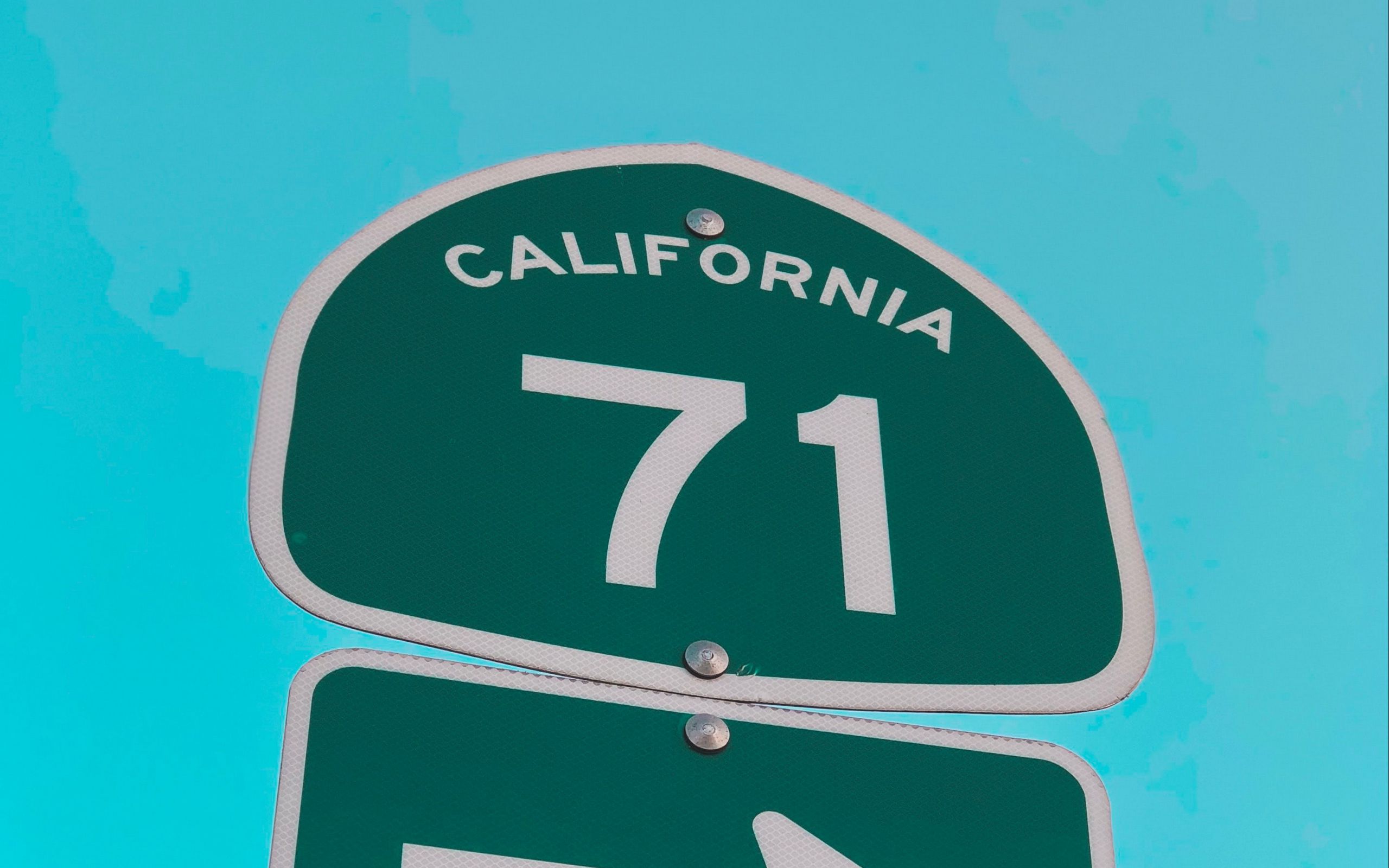 Download wallpaper 2560x1600 california, sign, number, inscription ...