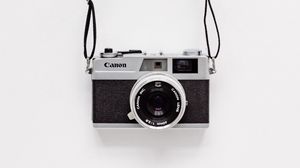 Preview wallpaper camera, bw, minimalism