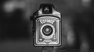 Preview wallpaper camera, bw, retro, vintage