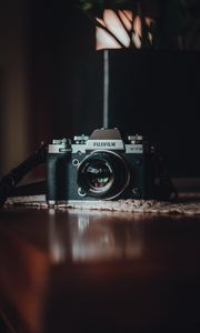 Preview wallpaper camera, lens, black, gray