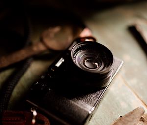 Preview wallpaper camera, lens, blur