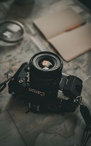 Preview wallpaper camera, lens, card