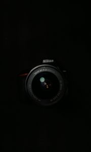 Preview wallpaper camera, lens, dark, black